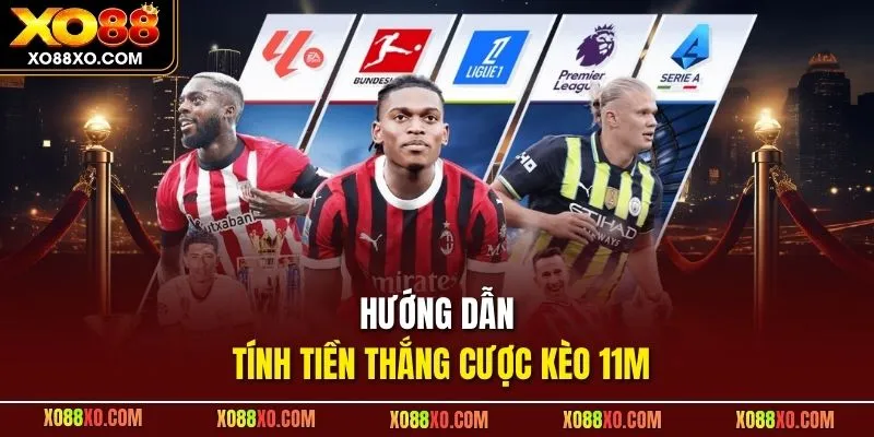 Hướng dẫn tính tiền thắng cược kèo 11m